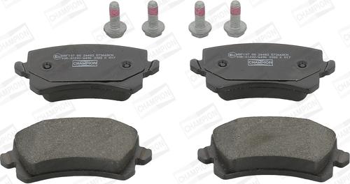 Champion 573668CH - Тормозные колодки, дисковые, комплект abcparts.ee