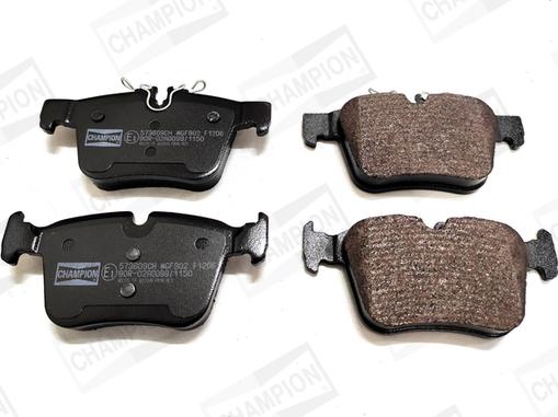 Champion 573609CH - Тормозные колодки, дисковые, комплект abcparts.ee