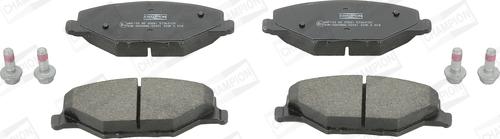 Champion 573601CH - Тормозные колодки, дисковые, комплект abcparts.ee