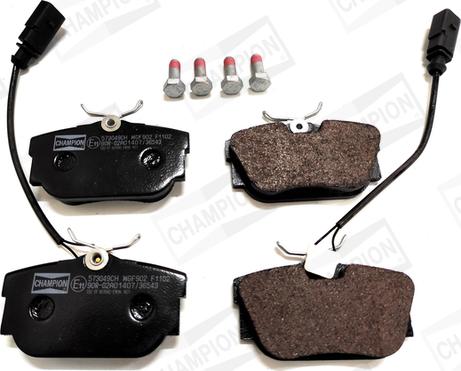 Champion 573049CH - Тормозные колодки, дисковые, комплект abcparts.ee