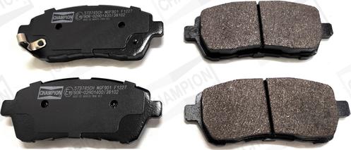 Champion 573745CH - Тормозные колодки, дисковые, комплект abcparts.ee