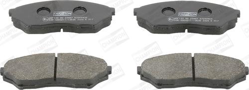 Champion 572499CH - Тормозные колодки, дисковые, комплект abcparts.ee