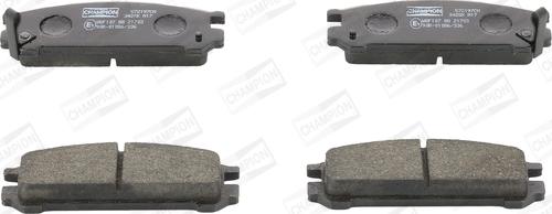 Champion 572197CH - Тормозные колодки, дисковые, комплект abcparts.ee