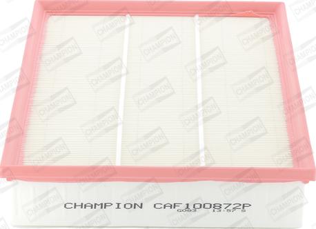 Champion CAF100872P - Воздушный фильтр двигателя abcparts.ee