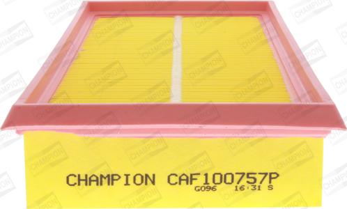 Champion CAF100757P - Воздушный фильтр двигателя abcparts.ee