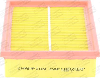 Champion CAF100703P - Воздушный фильтр двигателя abcparts.ee