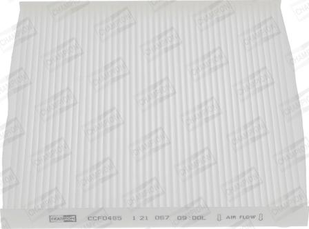 Champion CCF0485 - Фильтр воздуха в салоне abcparts.ee