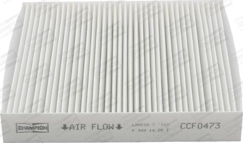 Champion CCF0473 - Фильтр воздуха в салоне abcparts.ee