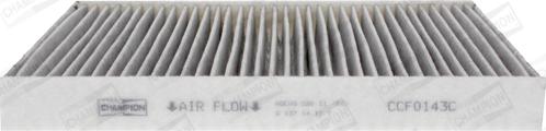 Champion CCF0143C - Фильтр воздуха в салоне abcparts.ee