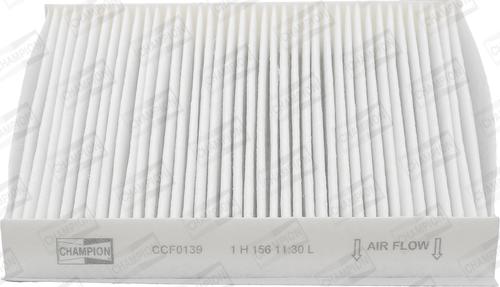 Champion CCF0139 - Фильтр воздуха в салоне abcparts.ee