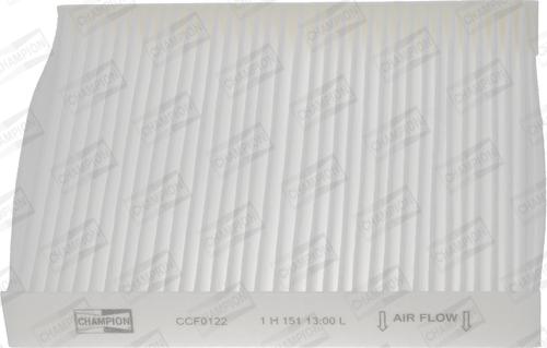 Champion CCF0122 - Фильтр воздуха в салоне abcparts.ee