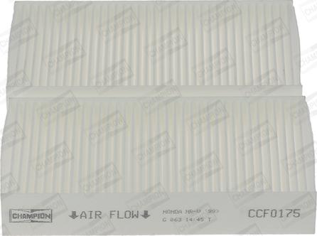 Champion CCF0175 - Фильтр воздуха в салоне abcparts.ee