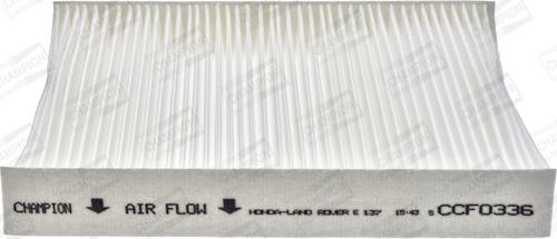 Champion CCF0336 - Фильтр воздуха в салоне abcparts.ee