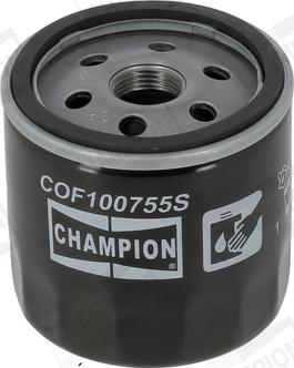 Champion COF100755S - Масляный фильтр abcparts.ee
