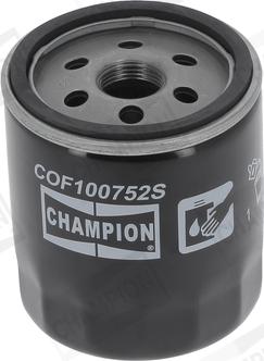 Champion COF100752S - Масляный фильтр abcparts.ee