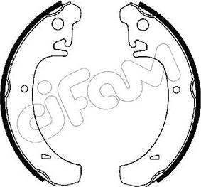 Cifam 153-456 - Комплект тормозных колодок, барабанные abcparts.ee