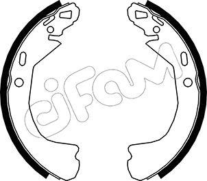 Cifam 153-551 - Комплект тормозных колодок, барабанные abcparts.ee