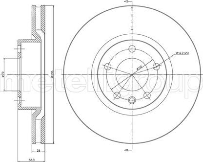 Cifam 800-441 - Тормозной диск abcparts.ee