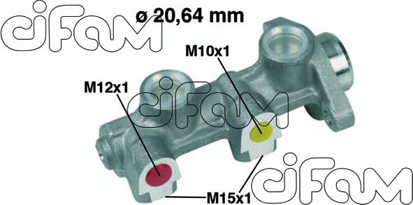 Cifam 202-184 - Главный тормозной цилиндр abcparts.ee