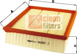 Clean Filters MA1066 - Воздушный фильтр двигателя abcparts.ee