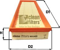 Clean Filters MA3455 - Воздушный фильтр двигателя abcparts.ee