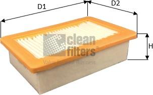 Clean Filters MA3482 - Воздушный фильтр двигателя abcparts.ee