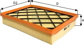 Clean Filters MA3475 - Воздушный фильтр двигателя abcparts.ee