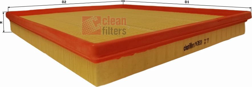 Clean Filters MA3509 - Воздушный фильтр двигателя abcparts.ee
