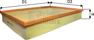 Clean Filters MA3089 - Воздушный фильтр двигателя abcparts.ee