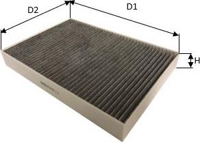 Clean Filters NC2432CA - Фильтр воздуха в салоне abcparts.ee