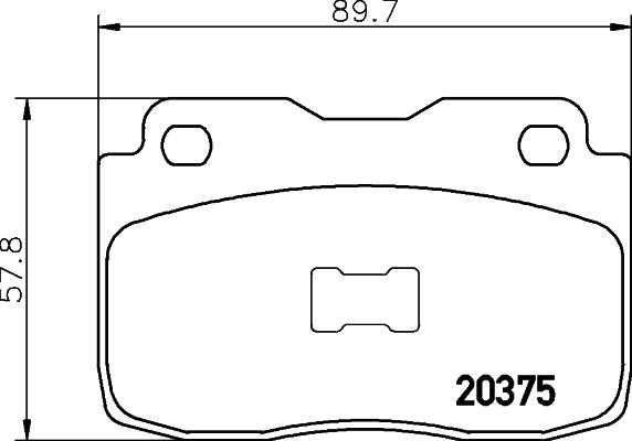 Cobreq N-501 - Тормозные колодки, дисковые, комплект abcparts.ee
