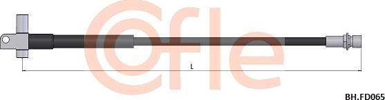 Cofle 92.BH.FD065 - Тормозной шланг abcparts.ee