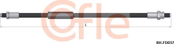 Cofle 92.BH.FD037 - Тормозной шланг abcparts.ee