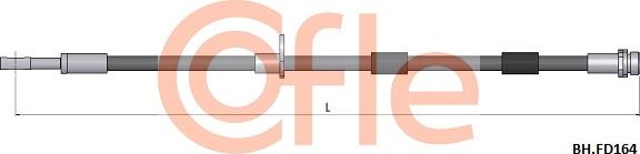 Cofle 92.BH.FD164 - Тормозной шланг abcparts.ee