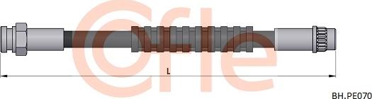 Cofle 92.BH.PE070 - Тормозной шланг abcparts.ee