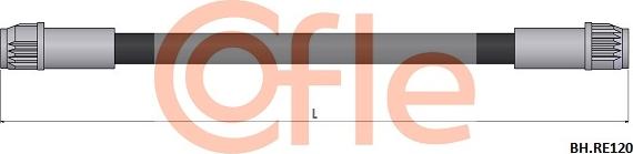 Cofle 92.BH.RE120 - Тормозной шланг abcparts.ee