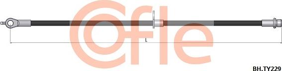 Cofle 92.BH.TY229 - Тормозной шланг abcparts.ee