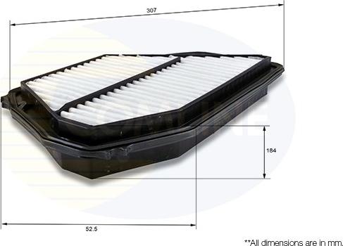 Comline CHN12899 - Воздушный фильтр двигателя abcparts.ee