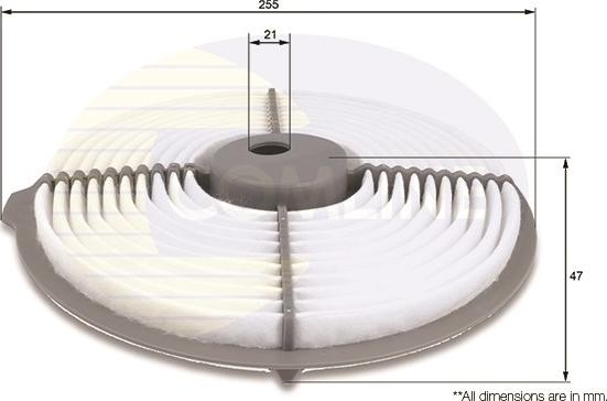 Comline CTY12157 - Воздушный фильтр двигателя abcparts.ee