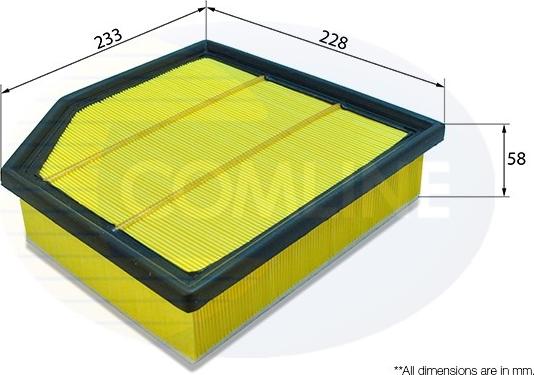 Comline EAF905 - Воздушный фильтр двигателя abcparts.ee