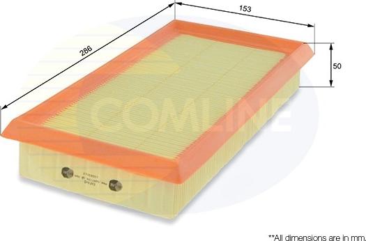 Comline EAF445 - Воздушный фильтр двигателя abcparts.ee
