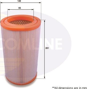 Comline EAF717 - Воздушный фильтр двигателя abcparts.ee