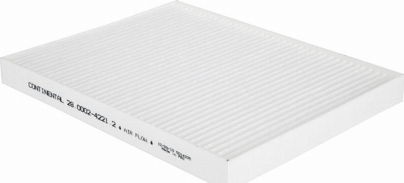 CONTINENTAL 28.0002-4221.2 - Фильтр воздуха в салоне abcparts.ee