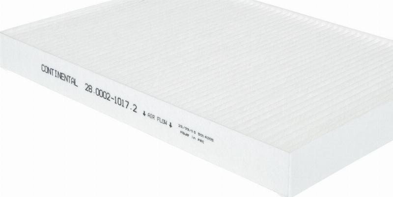 CONTINENTAL 28.0002-1017.2 - Фильтр воздуха в салоне abcparts.ee