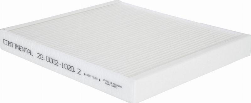 CONTINENTAL 28.0002-1020.2 - Фильтр воздуха в салоне abcparts.ee