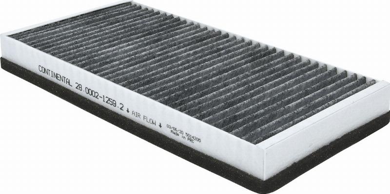 CONTINENTAL 28.0002-1259.2 - Фильтр воздуха в салоне abcparts.ee