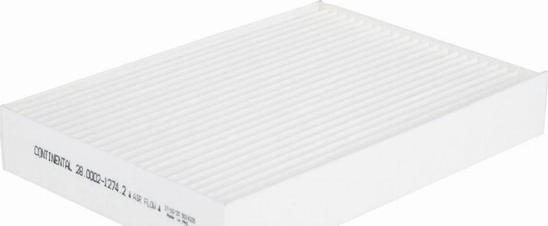 CONTINENTAL 28.0002-1274.2 - Фильтр воздуха в салоне abcparts.ee