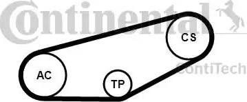 CONTINENTAL 4PK855K1 - Поликлиновый ременный комплект abcparts.ee