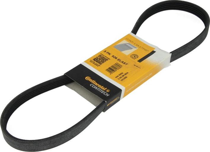 CONTINENTAL 5 PK 926 ELAST - Поликлиновой ремень abcparts.ee