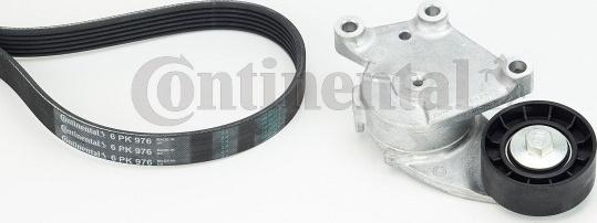 CONTINENTAL 6PK976K1 - Поликлиновый ременный комплект abcparts.ee